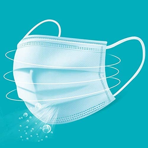 Adults Disposable Face Masks - 50 PCS - For Home & Office - Free Delivery